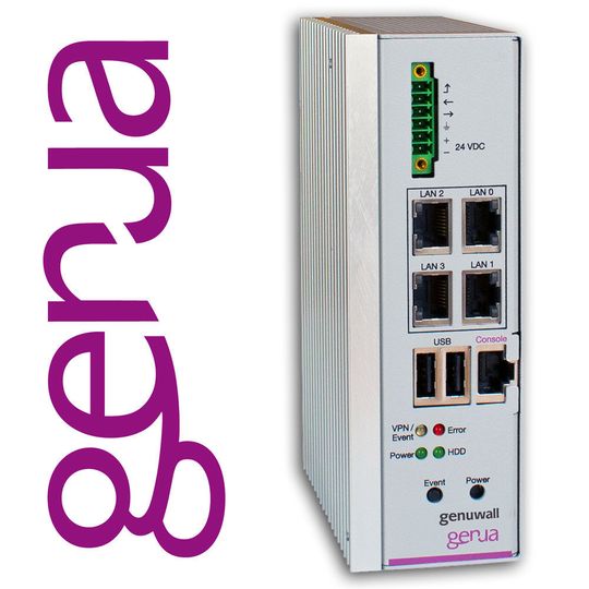 Mit der Industrial Firewall Genuwall können Unternehmen in Produktionsnetzen Barrieren gegen Angriffe schaffen. Mit der Industrial Firewall Genuwall können Unternehmen in Produktionsnetzen Barrieren gegen Angriffe schaffen.