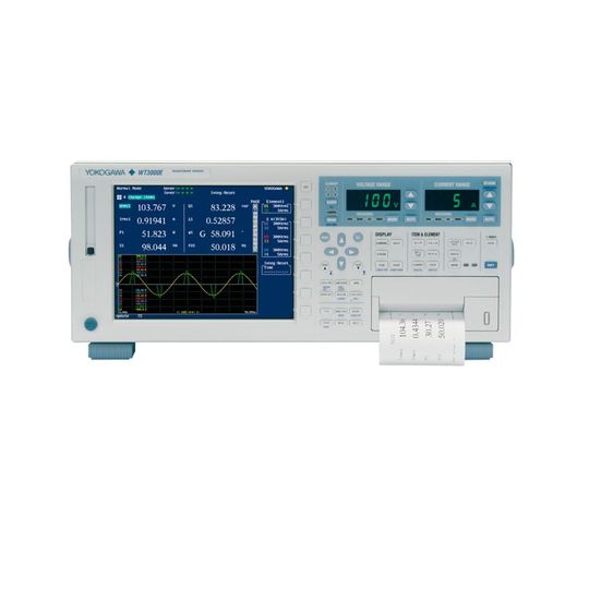 Der WT3000E/T bietet eine Grundgenauigkeit von 0,01 Prozent und ist speziell für den Test an Transformatoren ausgelegt. Der WT3000E/T bietet eine Grundgenauigkeit von 0,01 Prozent und ist speziell für den Test an Transformatoren ausgelegt.