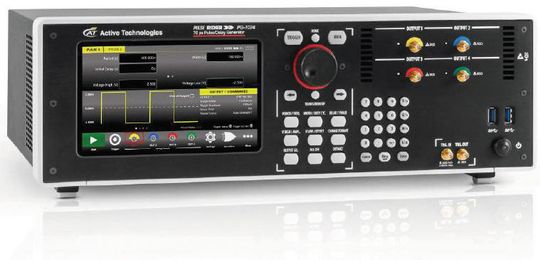 Pulsgenerator: Der Puls Rider bietet eine Ausgangsspannung von 0 bis 5 Volt und lässt sich von 20 bis 80 Prozent der Anstiegs- und Abfallzeit einstellen. Pulsgenerator: Der Puls Rider bietet eine Ausgangsspannung von 0 bis 5 Volt und lässt sich von 20 bis 80 Prozent der Anstiegs- und Abfallzeit einstellen.