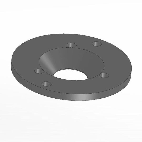 The locating ring with neck and screw holes speed up the centring of the mould on the clamping plates of injection-moulding machines. The locating ring with neck and screw holes speed up the centring of the mould on the clamping plates of injection-moulding machines.