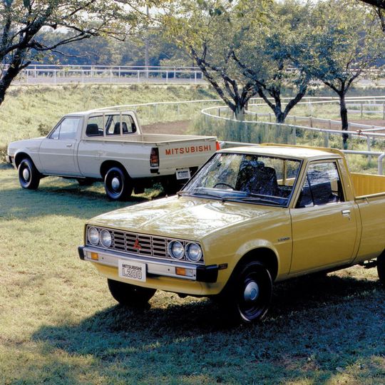 So sah der Mitsubishi L200 im Jahr 1979 aus. So sah der Mitsubishi L200 im Jahr 1979 aus.