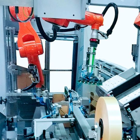 Auf der Interpack zeigt Transnova-Ruf den aktuellen Entwicklungsstand des Robot-Flexline-Konzepts. Auf der Interpack zeigt Transnova-Ruf den aktuellen Entwicklungsstand des Robot-Flexline-Konzepts.