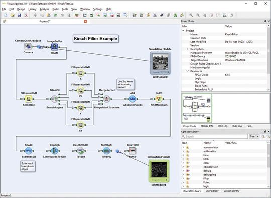 Erstellen von Bildverarbeitungs-Anwendungen und Datensignalen über grafische Datenflussmodelle im das Eco-System des Sick AppSpace. Erstellen von Bildverarbeitungs-Anwendungen und Datensignalen über grafische Datenflussmodelle im das Eco-System des Sick AppSpace.