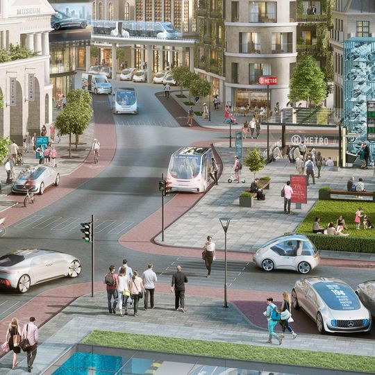 Bosch und Daimler kooperieren beim Thema autonomes Fahren. Bosch und Daimler kooperieren beim Thema autonomes Fahren.