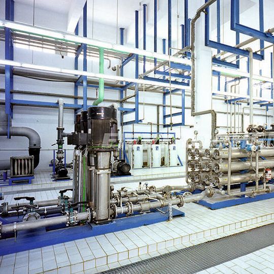 Prozesswasser-Aufbereitung in einer Polymer-Produktion Prozesswasser-Aufbereitung in einer Polymer-Produktion