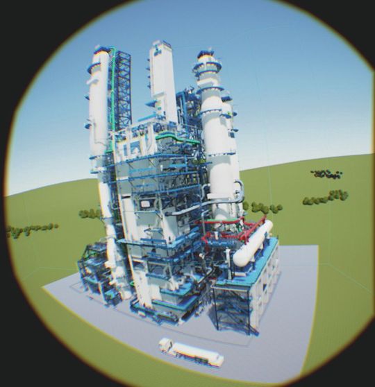 The new virtual reality application in the field of plant engineering was developed for training operators The new virtual reality application in the field of plant engineering was developed for training operators