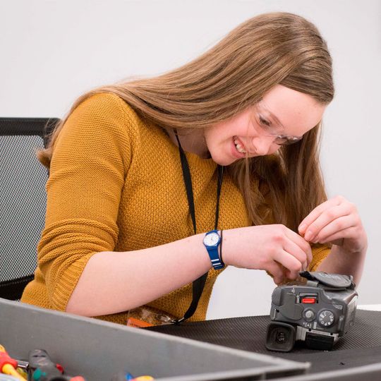 Training the younger generation: Renishaw offered one-day work experience placements to students to give them a taste of what working in engineering can be like. Training the younger generation: Renishaw offered one-day work experience placements to students to give them a taste of what working in engineering can be like.