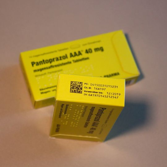 Serialisierte, FMD-konforme Verpackung, hergestellt von GE Pharmaceuticals im Auftrag von Wörwag Serialisierte, FMD-konforme Verpackung, hergestellt von GE Pharmaceuticals im Auftrag von Wörwag