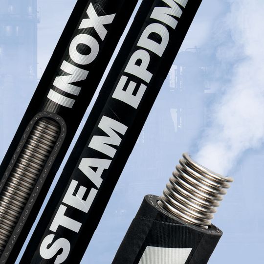 Schloemer hat gemeinsam mit Rattay den innovativen Dampf- und Heißwasserschlauch Inox-Steam EPDM entwickelt. Schloemer hat gemeinsam mit Rattay den innovativen Dampf- und Heißwasserschlauch Inox-Steam EPDM entwickelt.
