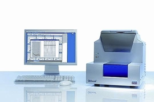 Abb. 1: Das QIAxcel-System minimiert die manuellen Schritte der Gelelektrophorese. Abb. 1: Das QIAxcel-System minimiert die manuellen Schritte der Gelelektrophorese.