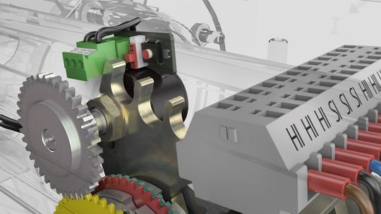 Der neue Stellungsrückmelder PAR 10 sorgt für ein sehr genaues Positionieren der Elektroantriebe von Lock. Es handelt sich um einen angepassten Multiturn-Drehgeber von Megatron. Der neue Stellungsrückmelder PAR 10 sorgt für ein sehr genaues Positionieren der Elektroantriebe von Lock. Es handelt sich um einen angepassten Multiturn-Drehgeber von Megatron.