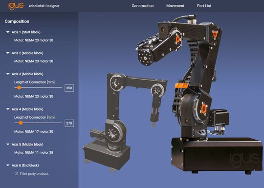 Optimiertes Design für noch mehr Bewegungsfreiheit und höhere Stabilität – frei konfigurierbare robolink Roboterarme für individuelle Low-Cost-Automation. Optimiertes Design für noch mehr Bewegungsfreiheit und höhere Stabilität – frei konfigurierbare robolink Roboterarme für individuelle Low-Cost-Automation.
