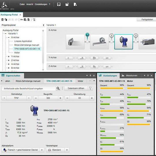 Hauptbildschirm der Auslegungssoftware Cymex 5. Hauptbildschirm der Auslegungssoftware Cymex 5.