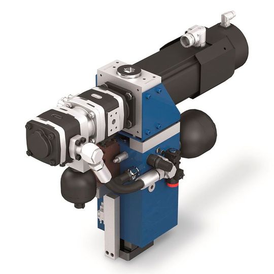Der Hybrid-Servo-Stanzantrieb HPD kombiniert bewährte Hydrauliktechnik mit einem effizienten Servoantrieb in einem System. Der Hybrid-Servo-Stanzantrieb HPD kombiniert bewährte Hydrauliktechnik mit einem effizienten Servoantrieb in einem System.