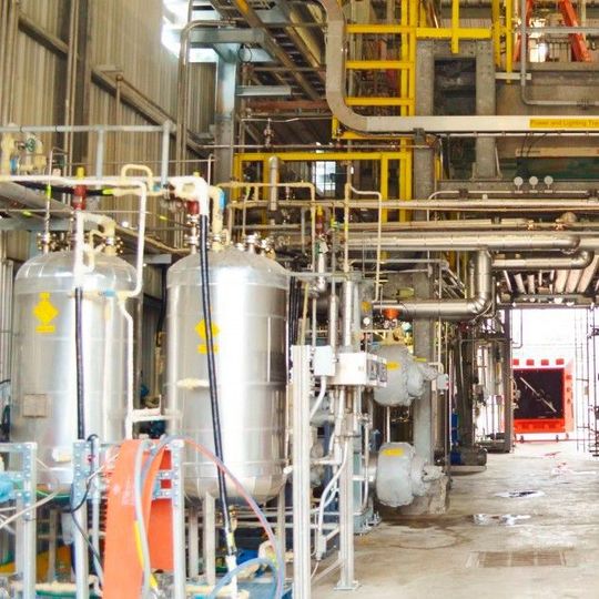 The producer has a large patent portfolio and is primarily funded by BP, Monsanto, Evonik, and Sime Darby. The producer has a large patent portfolio and is primarily funded by BP, Monsanto, Evonik, and Sime Darby.