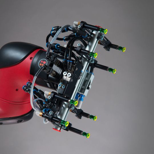 Das Vacuum Small Gripper Kit eigne sich für Anwendungen mit kleiner Kontaktfläche, bei denen Austauschzeiten entscheidend sind. Das Vacuum Small Gripper Kit eigne sich für Anwendungen mit kleiner Kontaktfläche, bei denen Austauschzeiten entscheidend sind.