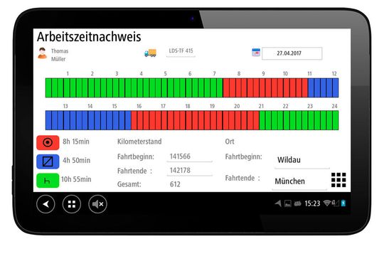 Tachofresh präsentiert auf der tl in München neue Funktionen, die mobile Anwendungen für Fahrer erleichtern. Tachofresh präsentiert auf der tl in München neue Funktionen, die mobile Anwendungen für Fahrer erleichtern.