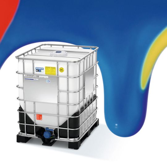 Der Ecobulk HX sorgt auch bei hochviskosen Füllgütern für optimale Rührergebnis und eine nahezu hundertprozentige Restentleerbarkeit. Der Ecobulk HX sorgt auch bei hochviskosen Füllgütern für optimale Rührergebnis und eine nahezu hundertprozentige Restentleerbarkeit.