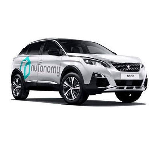 Nutonomy testet selbstfahrende Taxis in Singapur. Durch die Partnerschaft mit PSA soll die Testflotte nun um mehrere Peugeot 3008 wachsen. Nutonomy testet selbstfahrende Taxis in Singapur. Durch die Partnerschaft mit PSA soll die Testflotte nun um mehrere Peugeot 3008 wachsen.