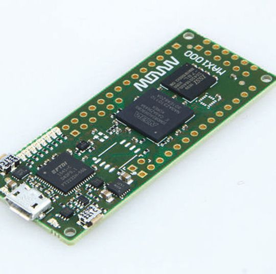 Maker Board MAX1000 von Arrow: Die Basis ist ein kompakter Intel MAX10 FPGA mit 8000 Logikelementen. Maker Board MAX1000 von Arrow: Die Basis ist ein kompakter Intel MAX10 FPGA mit 8000 Logikelementen.