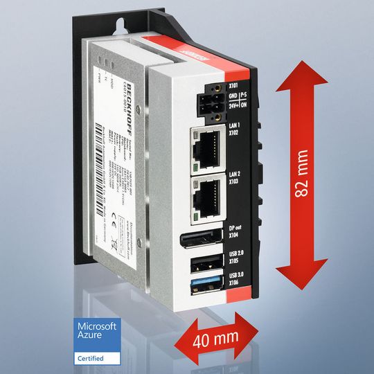 Passt auf einen Bierdeckel: Der Ultra-Compact-IPC C6015 von Beckhoff ist extrem platzsparend und bietet ausreichend Leistung für kleine und mittlere Automatisierungsaufgaben. Passt auf einen Bierdeckel: Der Ultra-Compact-IPC C6015 von Beckhoff ist extrem platzsparend und bietet ausreichend Leistung für kleine und mittlere Automatisierungsaufgaben.