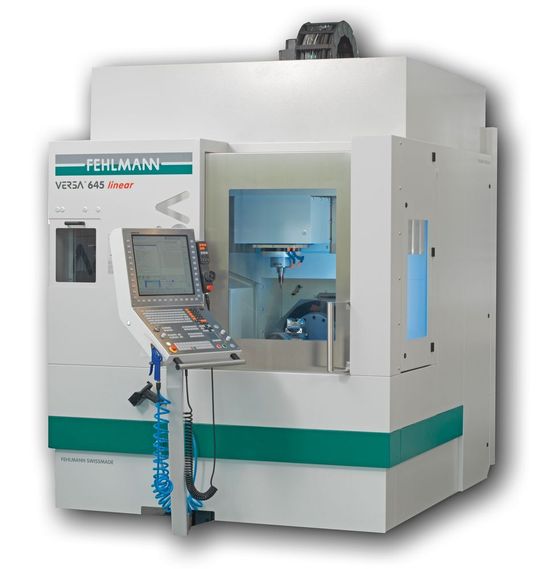 Die Fehlmann Versa 645 linear – hochdynamische 5-Achs-Bearbeitung mit höchster Präzision und Zuverlässigkeit. Die Fehlmann Versa 645 linear – hochdynamische 5-Achs-Bearbeitung mit höchster Präzision und Zuverlässigkeit.