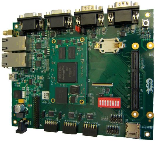 MCVEVP: Das Aries-Board verbindet SoM-Design mit der Funktionalität von FPGAs. MCVEVP: Das Aries-Board verbindet SoM-Design mit der Funktionalität von FPGAs.