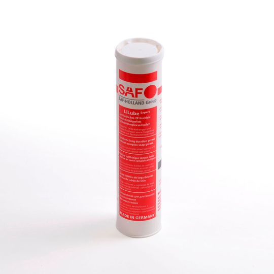 SAF Holland erweiterte sein Schmierstoffprogramm 2017 um neue Fette aus der Reihe SAFLiLube. SAF Holland erweiterte sein Schmierstoffprogramm 2017 um neue Fette aus der Reihe SAFLiLube.