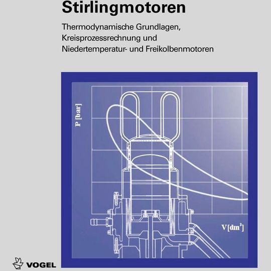 Frank Schleder: Stirlingmotoren. Thermodynamische Grundlagen, Kreisprozessrechnung und Niedertemperatur und Freikolbenmotoren, Vogel Buchverlag Würzburg, 171 Seiten, ISBN 978-3-8343-3195-3, 23 Euro. Frank Schleder: Stirlingmotoren. Thermodynamische Grundlagen, Kreisprozessrechnung und Niedertemperatur und Freikolbenmotoren, Vogel Buchverlag Würzburg, 171 Seiten, ISBN 978-3-8343-3195-3, 23 Euro.
