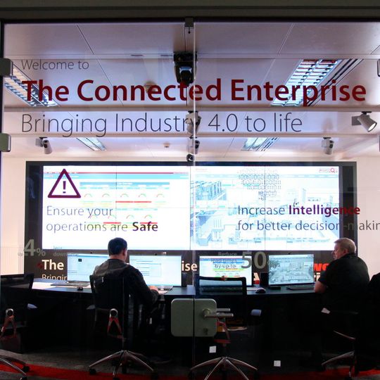 Blick in das Kompetenzzentrum von Rockwell Automation für Connected Enterprise in Karlsruhe. Blick in das Kompetenzzentrum von Rockwell Automation für Connected Enterprise in Karlsruhe.