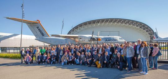 C'est 120 membres de la FSPM qui ont répondu présent pour cette soixantième AGOD qui a eu lieu à Toulouse. Ici devant le musée Aeoroscopia sur le site d'Airbus à Blagnac. C'est 120 membres de la FSPM qui ont répondu présent pour cette soixantième AGOD qui a eu lieu à Toulouse. Ici devant le musée Aeoroscopia sur le site d'Airbus à Blagnac.