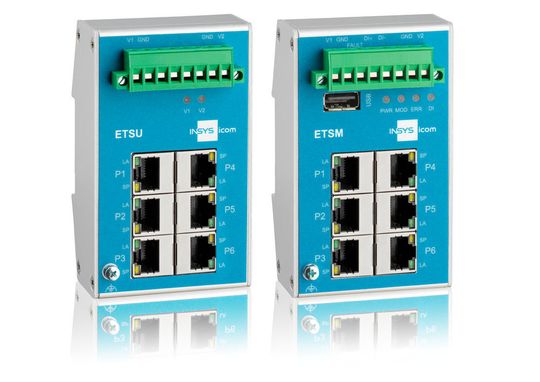 Die Switches ETSU und ETSM. Die Switches ETSU und ETSM.
