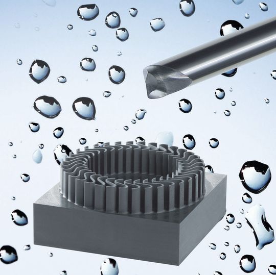 The Seagull milling tools are perfectly suited for the wet machining of graphite. The Seagull milling tools are perfectly suited for the wet machining of graphite.