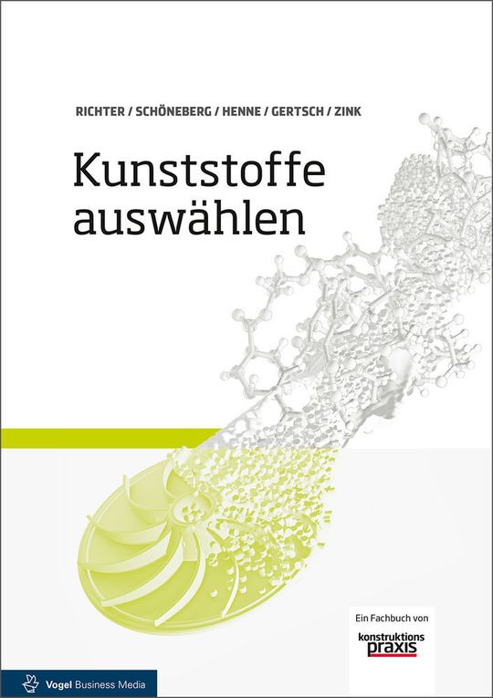 Das Fachbuch "Kunststoffe auswählen" von dem Autorenteam rund um Frank Richter unterstützt Konstrukteure, Einkäufer und Entscheider in der Industrie bei der richtigen Materialentscheidung. Das Fachbuch "Kunststoffe auswählen" von dem Autorenteam rund um Frank Richter unterstützt Konstrukteure, Einkäufer und Entscheider in der Industrie bei der richtigen Materialentscheidung.
