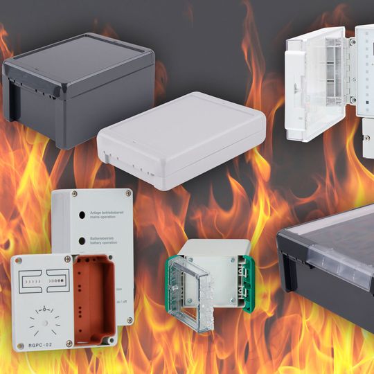 Bopla bietet verschiedene Modelle der Serien Bocube, Euromas und Reglocard Plus als Polycarbonatgehäuse in der Ausführung UL 94 V-0 an. Bopla bietet verschiedene Modelle der Serien Bocube, Euromas und Reglocard Plus als Polycarbonatgehäuse in der Ausführung UL 94 V-0 an.