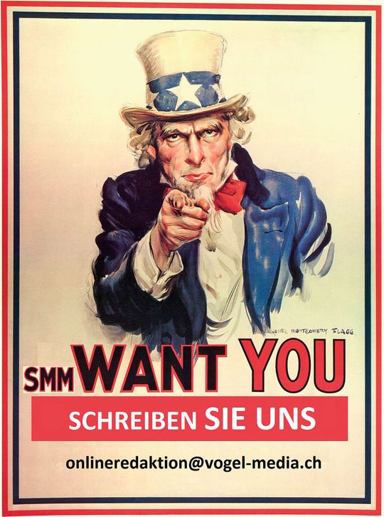 SMM Will Sie! Schreiben Sie Ihre Personaländerungen an onlineredaktion@vogel-media.ch mit dem Betreff PERSONALMELDUNG. SMM Will Sie! Schreiben Sie Ihre Personaländerungen an onlineredaktion@vogel-media.ch mit dem Betreff PERSONALMELDUNG.