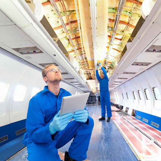 How Stratasys additive manufacturing is being used by its customers to produce fully-certified aircraft interior production parts, is shown at the Stratasys booth at the Paris Air Show in Hall 4, Stand C208 How Stratasys additive manufacturing is being used by its customers to produce fully-certified aircraft interior production parts, is shown at the Stratasys booth at the Paris Air Show in Hall 4, Stand C208