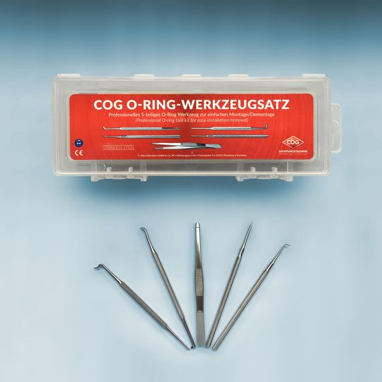 Professionelles O-Ring-Werkzeug als "Erste-Hilfe-Set" für Dichtungen und Co. Professionelles O-Ring-Werkzeug als "Erste-Hilfe-Set" für Dichtungen und Co.