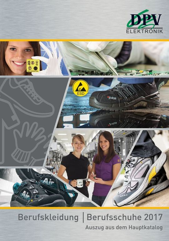 Neuer Katalog von DPV veröffentlicht: Berufskleidung / Berufschuhe 2017 Neuer Katalog von DPV veröffentlicht: Berufskleidung / Berufschuhe 2017