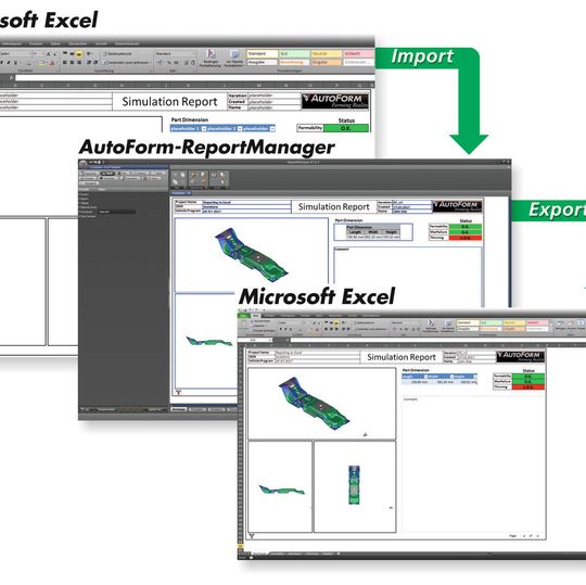 Import und Export zwischen Excel und Autoformsoftware sind nun möglich. Import und Export zwischen Excel und Autoformsoftware sind nun möglich.