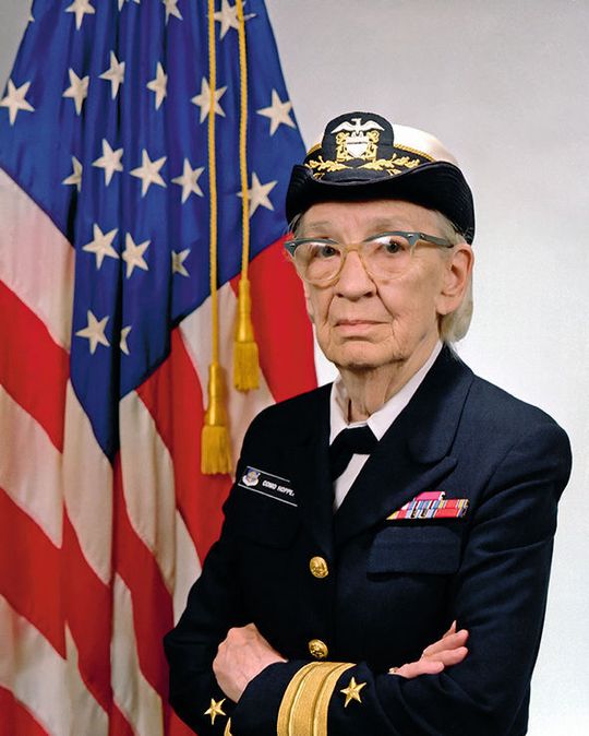 Grace Hopper im Jahr 1984.