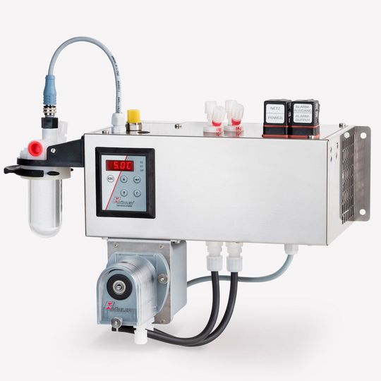 Messgaskühler mit optimiertem Auswascheffekt Messgaskühler mit optimiertem Auswascheffekt