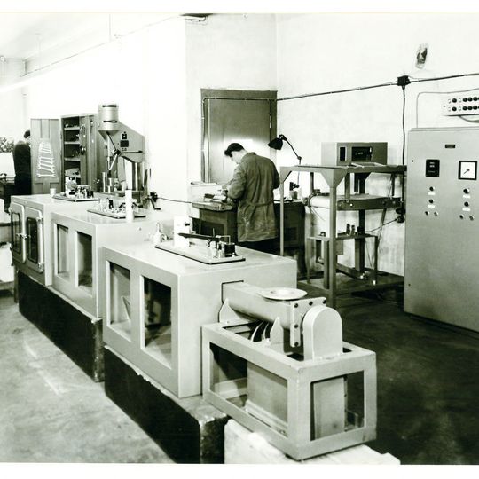 Erste Werkhalle der Brabender Technologie KG (Ende 1950er Jahre) Erste Werkhalle der Brabender Technologie KG (Ende 1950er Jahre)
