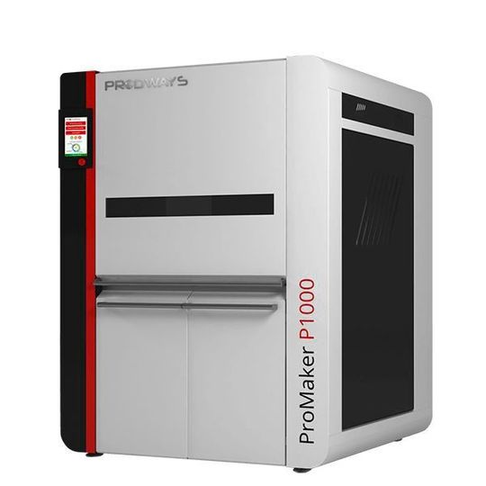 Plastic laser-sintering 3D printer from Prodways. Plastic laser-sintering 3D printer from Prodways.