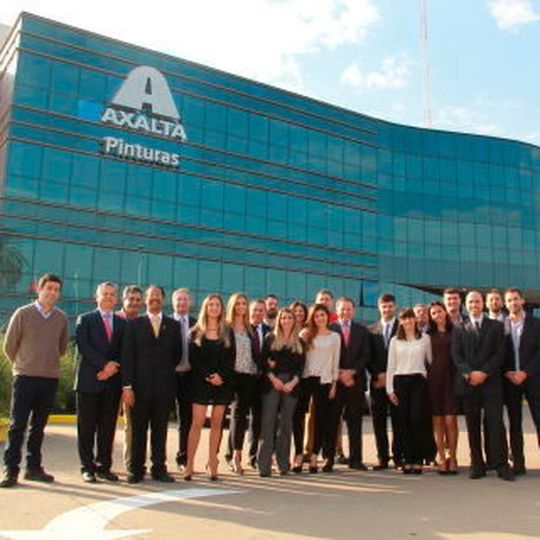 Axalta Chairman and CEO Charlie Shaver joins employees at celebration of new coatings production center in Escobar, Province of Buenos Aires, Argentina. Axalta Chairman and CEO Charlie Shaver joins employees at celebration of new coatings production center in Escobar, Province of Buenos Aires, Argentina.