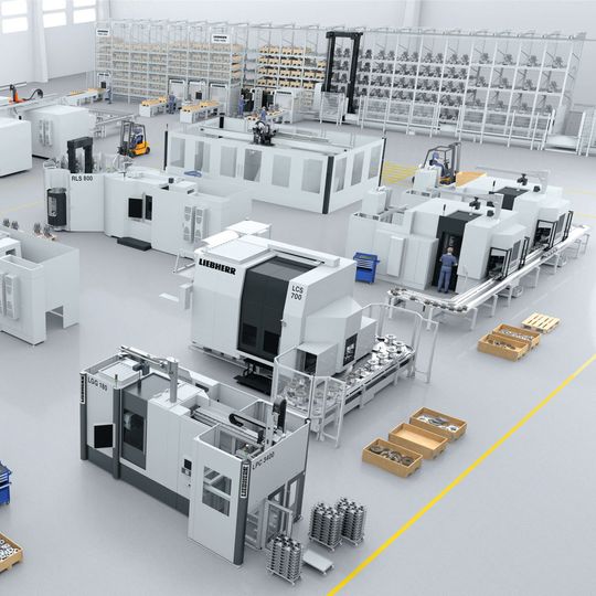 Automationssysteme für die flexible Fertigung: Liebherr hat unterschiedlich komplexe Palettenhandhabungssyteme für verschiedene Anforderungen im Angebot. Mit der neuen Kompaktklasse PHS-Allround will das Unternehmen die Lücke zwischen der Einstiegslösung RLS und dem individuelle konfigurierbaren Konzept PHS Pro schließen. Automationssysteme für die flexible Fertigung: Liebherr hat unterschiedlich komplexe Palettenhandhabungssyteme für verschiedene Anforderungen im Angebot. Mit der neuen Kompaktklasse PHS-Allround will das Unternehmen die Lücke zwischen der Einstiegslösung RLS und dem individuelle konfigurierbaren Konzept PHS Pro schließen.
