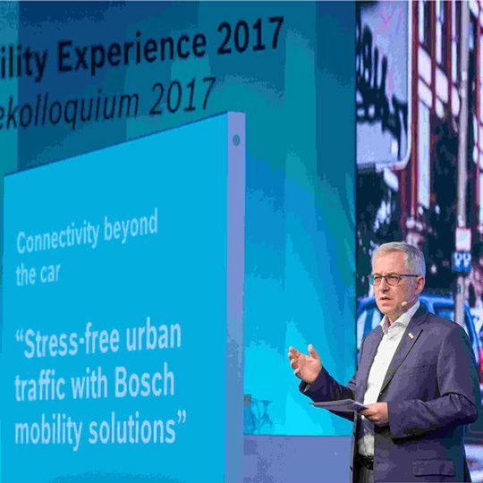 Dr. Rolf Bulander, Vorsitzender des Unternehmensbereichs Mobility Solutions der Robert Bosch GmbH, anlässlich der Bosch Mobility Experience am 4. Juli 2017 in Boxberg: „Die Vision der urbanen Mobilität wird Realität.“ Dr. Rolf Bulander, Vorsitzender des Unternehmensbereichs Mobility Solutions der Robert Bosch GmbH, anlässlich der Bosch Mobility Experience am 4. Juli 2017 in Boxberg: „Die Vision der urbanen Mobilität wird Realität.“