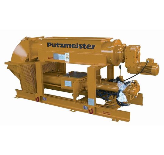 Die neue hydraulische Dickstoff-Kolbenpumpe KOS 740 von Putzmeister. Die neue hydraulische Dickstoff-Kolbenpumpe KOS 740 von Putzmeister.