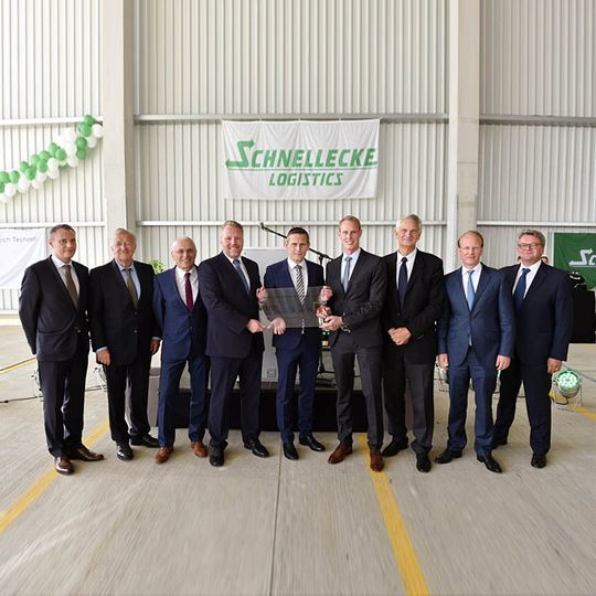 Schnellecke hat sein neues Audi-Logistikzentrum in Soltau in Betrieb genommen. Schnellecke hat sein neues Audi-Logistikzentrum in Soltau in Betrieb genommen.