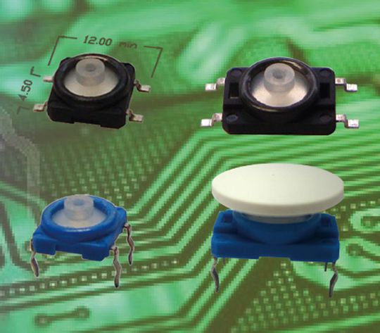 Short-Travel Keyswitch: mit IP67 und mit und ohne Stößel (Vertrieb: wts // electronic) Short-Travel Keyswitch: mit IP67 und mit und ohne Stößel (Vertrieb: wts // electronic)